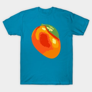 Minimalist Abstract Nature Art #56 Mango T-Shirt